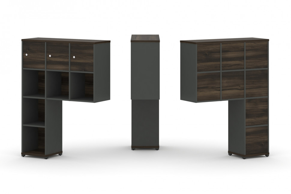 Concept Надставка высокая CN.ONV-003 Дуб Мали/Антрацит/Металл Антрацит 1099*350*1486 Concept Надставка высокая CN.ONV-003 Дуб Мали/Антрацит/Металл Антрацит 1099*350*1486