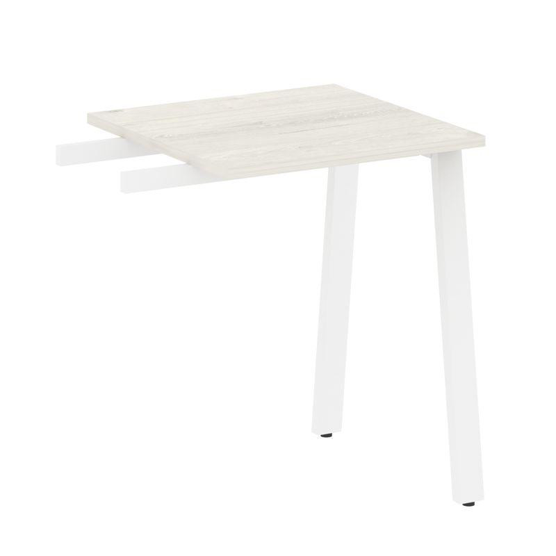 Metal System Приставной элемент на А-образном м/к БА.ПР-1 Дуб Наварра/Металл Белый 600*600*750