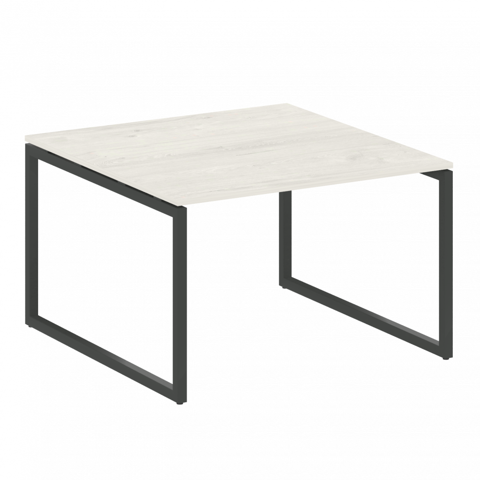 Metal System Quattro Перег. стол (1 столешница) на О-образном м/к 40БО.ПРГ-1.2 Дуб Наварра/Металл Ан