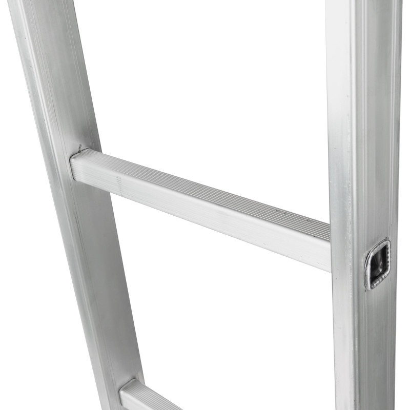 Лестница трехсекционная алюминиевая 3х8 ступеней TOPFORT