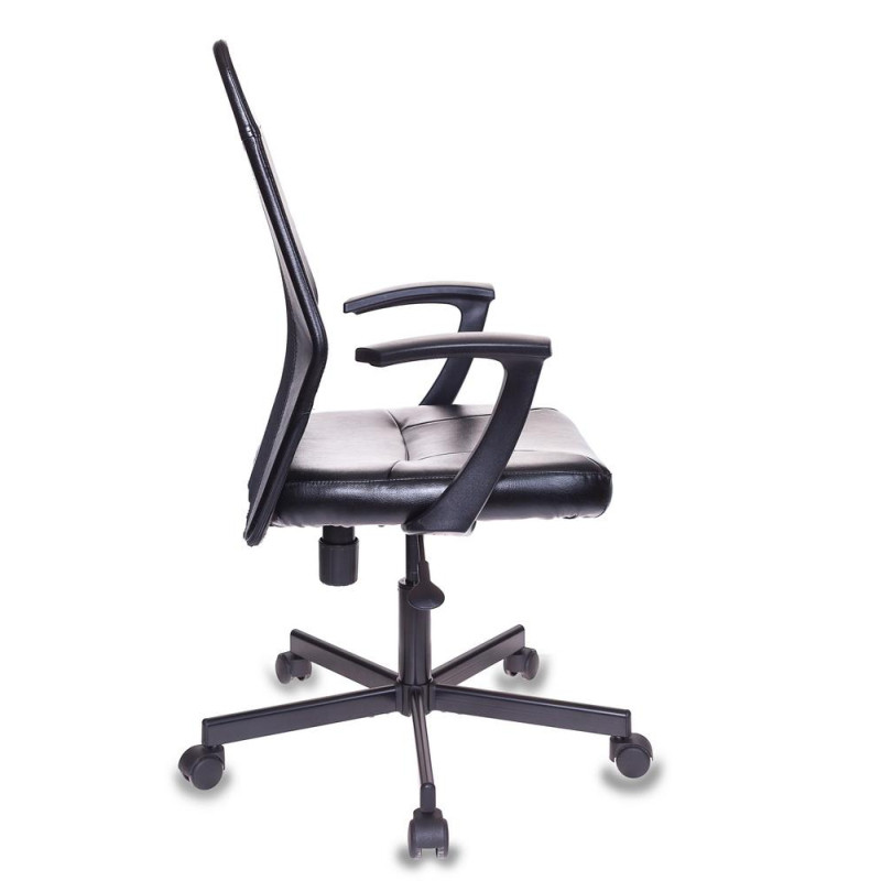 Кресло VB_EChair-225 PTW к/з черный, сетка черная