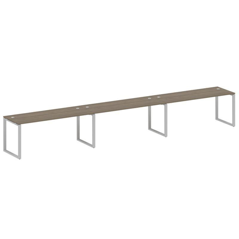 Metal System Рабочая станция на 3 места на О-образном м/к БО.СМ-3.5 Вяз Благородный/Металл Серый 540 Metal System Рабочая станция на 3 места на О-образном м/к БО.СМ-3.5 Вяз Благородный/Металл Серый 540