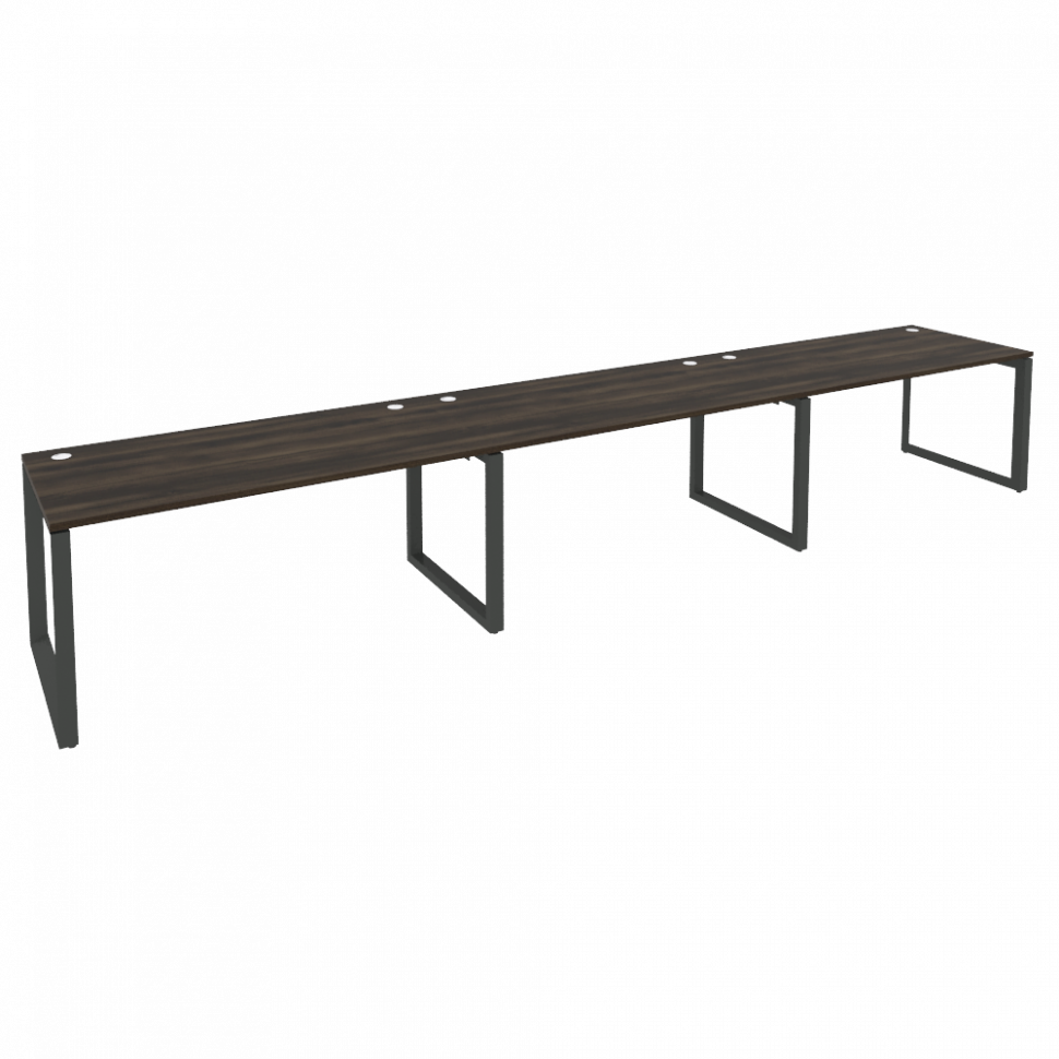 Onix Рабочая станция на О-образном м/к O.MO-RS-3.4.8 Дуб Мали/Металл Антрацит 4740*800*750