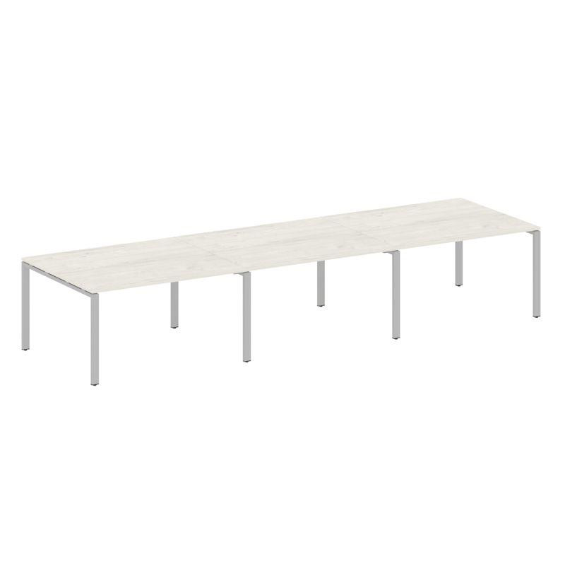 Metal System Переговорный стол (3 столешницы) на П-оразном м/к БП.ПРГ-3.3 Дуб Наварра/Металл Серый 4 Metal System Переговорный стол (3 столешницы) на П-оразном м/к БП.ПРГ-3.3 Дуб Наварра/Металл Серый 4