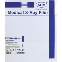 Рентгеновская пленка синечувствительная, SFM X-Ray BF, КОМПЛЕКТ 100 л., 24х30 см, 629033
