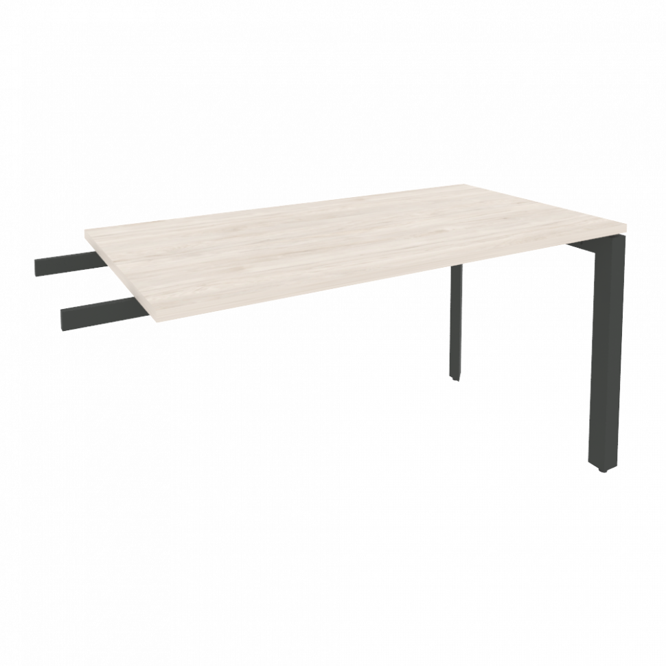 Onix Брифинг-приставка на П-образном м/к O.MP-BR-13 Денвер Светлый/Металл Антрацит 1380*720*750