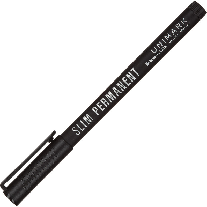 Маркер перманентный BrunoVisconti  ДЛЯ CD UNIMARK SLIM черный 22-0028