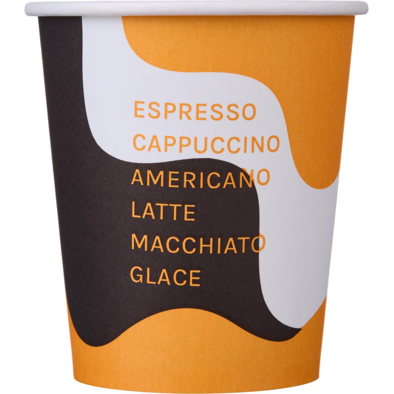 Стакан одноразовый бум 1сл 250 мл d-80мм Волна (MIX 4 диз.) 50шт/уп