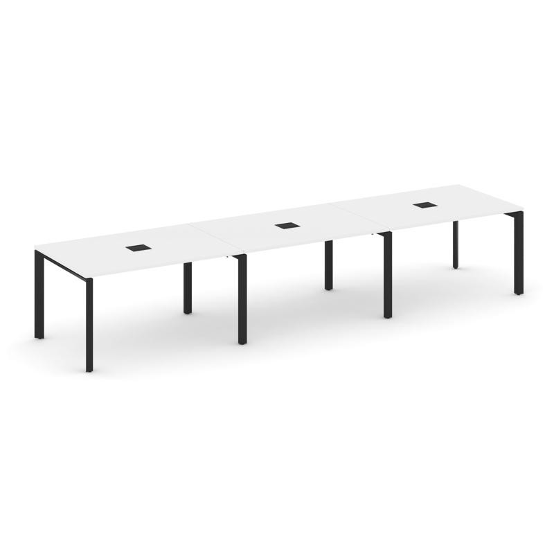 Style Project Стол переговорный SN-59P.SPRG-022 Белый/Металл Черный 3540*980*750