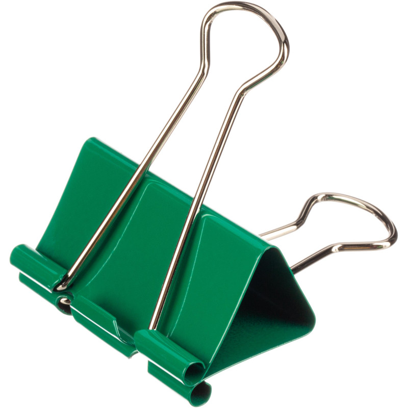 Зажимы для бумаг Attache Selection, 51мм, 12 шт, цветные, пласт.уп