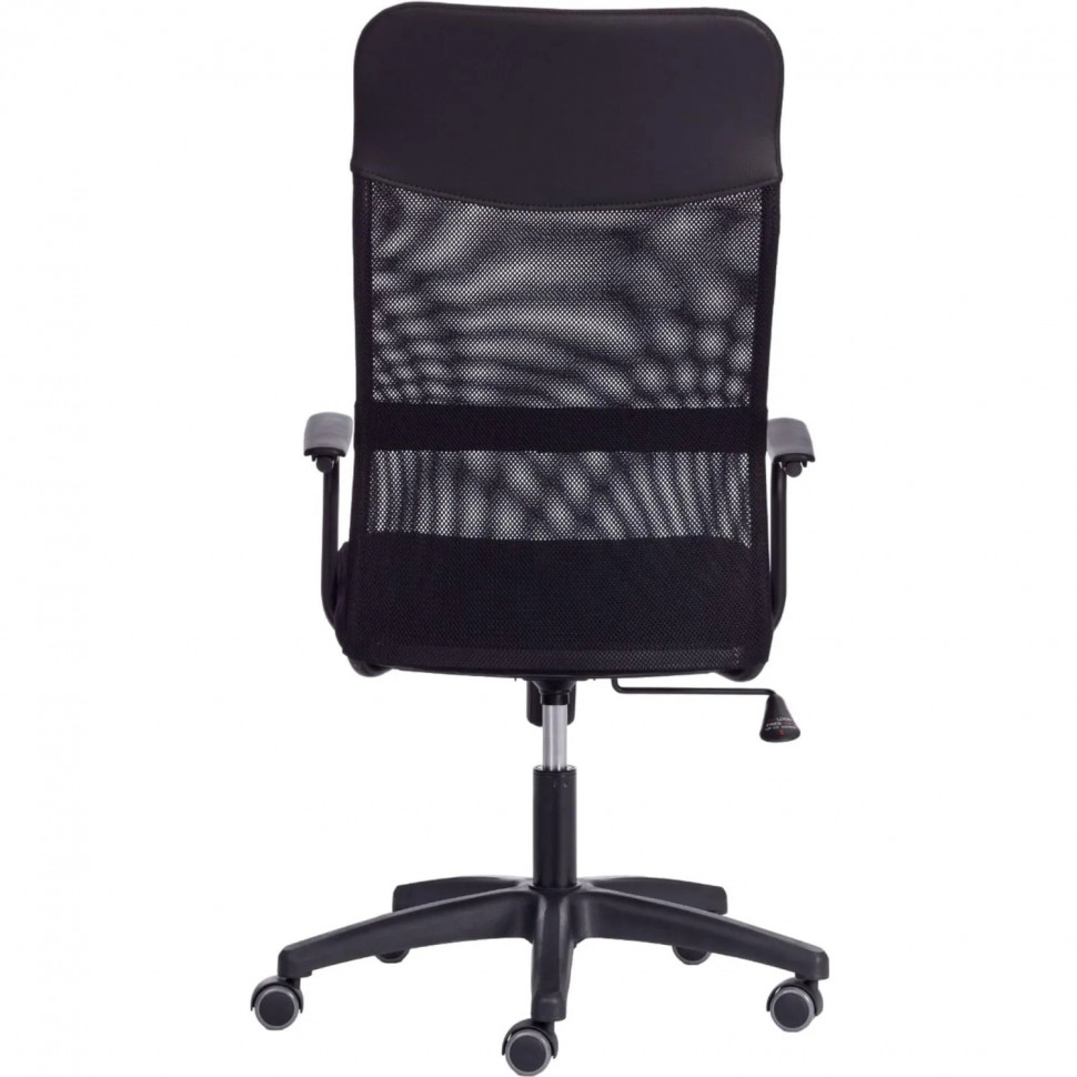 Кресло UT_Easy Chair 618 сетка/кож.зам, черный, 36-6/W-11