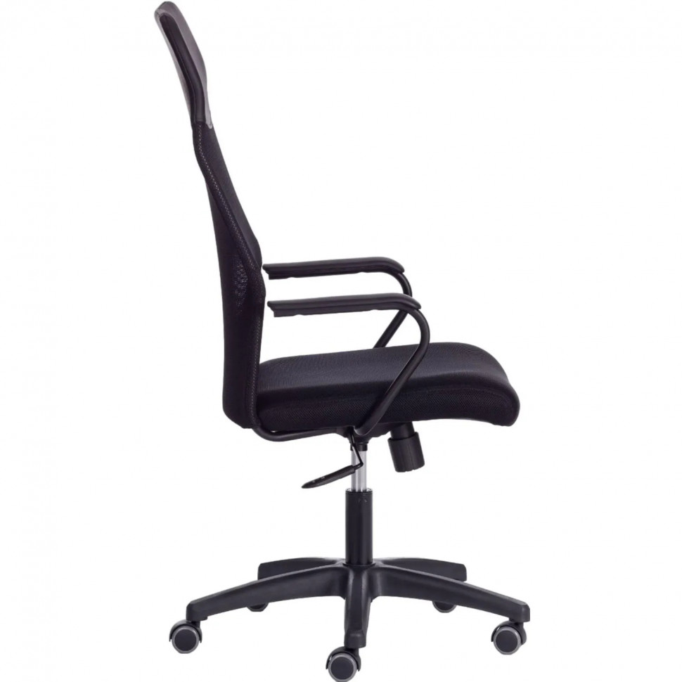 Кресло UT_Easy Chair 618 сетка/кож.зам, черный, 36-6/W-11