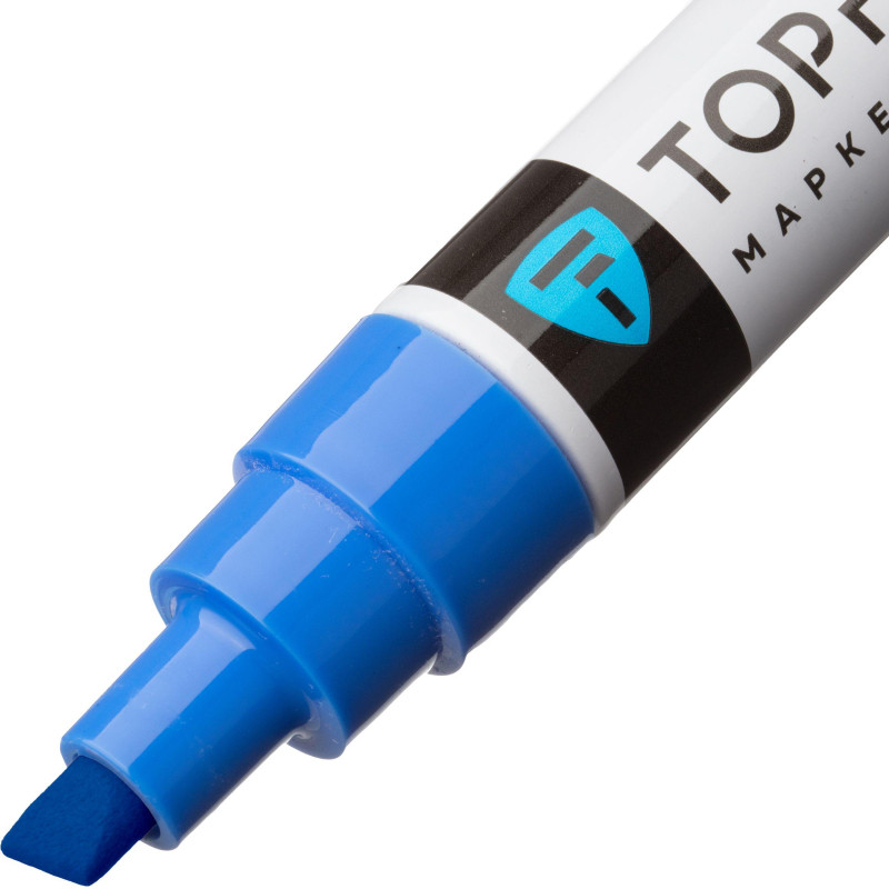 Маркер лаковый TOPFORT Industrial 8 мм синий