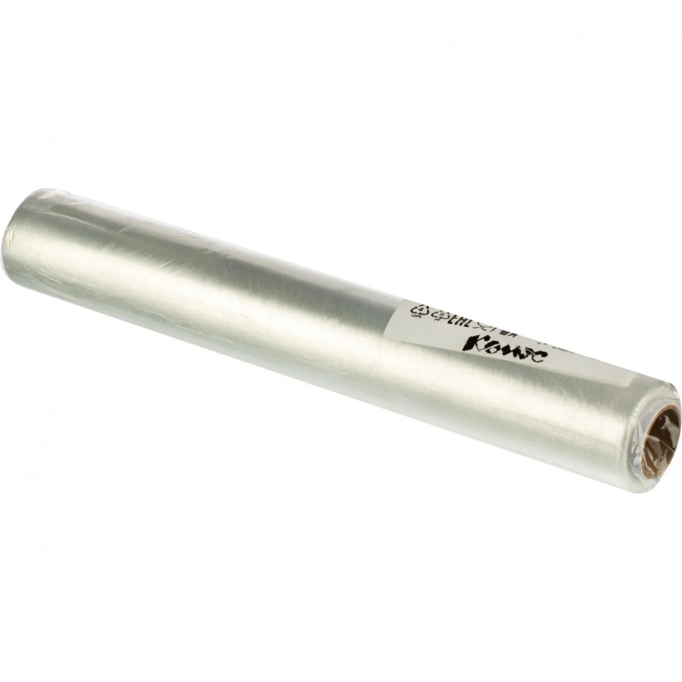 Пленка пищевая  пищ. п/э 30см х 300м 6 мкм прозрачная Комус СПб