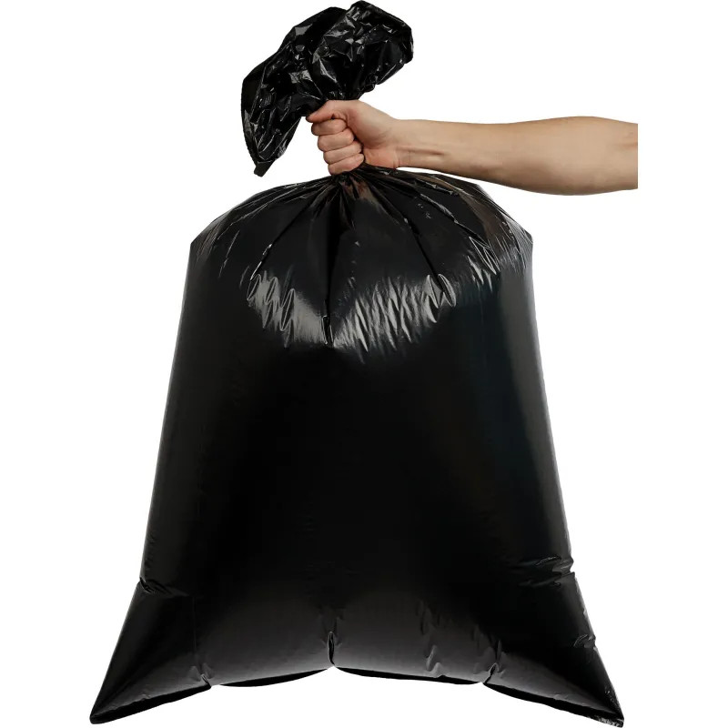 Мешки для мусора ПВД 120л 35мкм 20шт/рул черные 68х110см Комус_СПБ