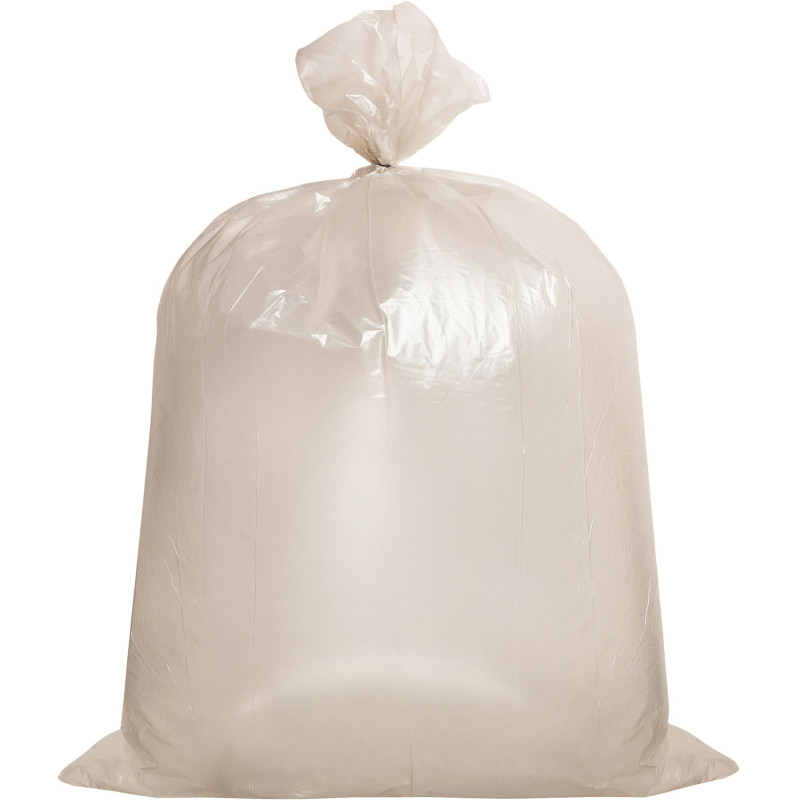 Мешки для мусора ПВД 160л 60мкм 10шт/рул прозрачные 90x110см Luscan