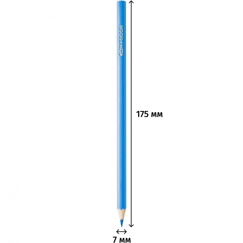 Карандаши цветные KOH-I-NOOR ПТИЦЫ 6 цв. шестигр, 3551/6 2 KS