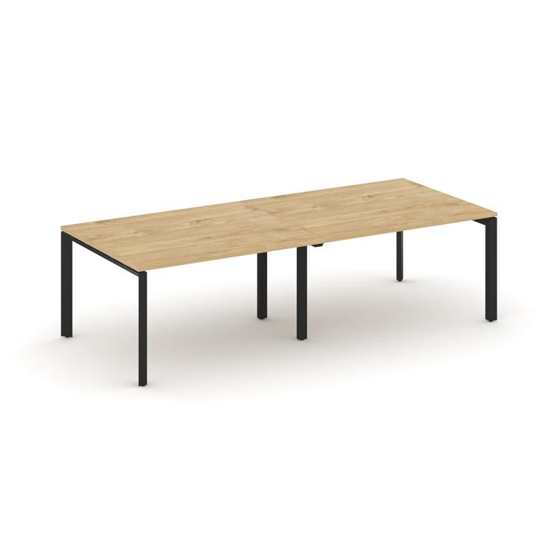 Style Project Стол переговорный SN-59P.SPRG-044.3 Тиквуд Светлый/Металл Черный 3160*1180*750