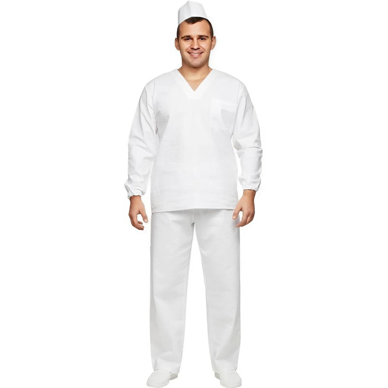 Костюм пекаря универсальный/у05-КБР дл.рук. (р.56-58) р.170-176