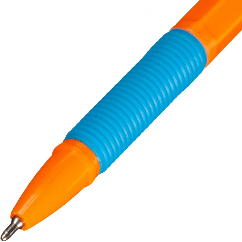 Ручка шариковая неавтомат. Attache Velex X 0,5мм синяя,манж,ор.корп