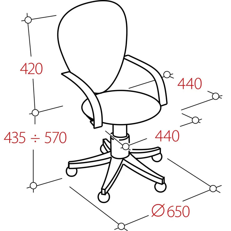 Кресло VB_БЮРОКРАТ CH-330M/BEIGE кожзам бежевый,хром