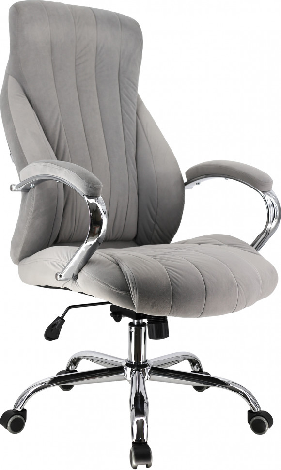 Кресло руководителя Everprof Coral (Корал) Ткань Серый