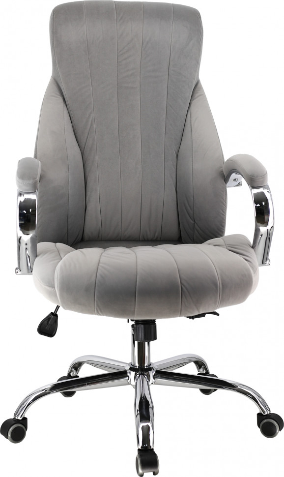 Кресло руководителя Everprof Coral (Корал) Ткань Серый