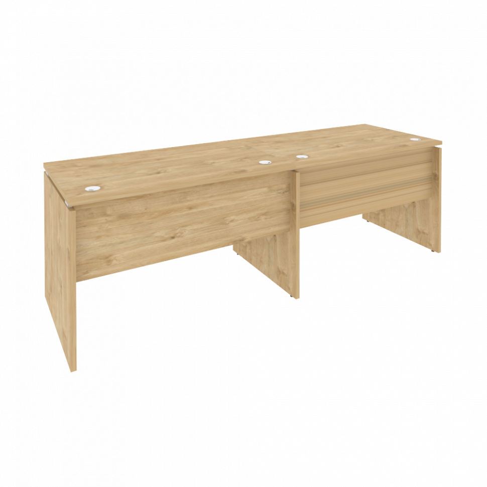 Onix Рабочая станция O.RS-2.2.7 Тиквуд Светлый 2360*720*750 Onix Рабочая станция O.RS-2.2.7 Тиквуд Светлый 2360*720*750