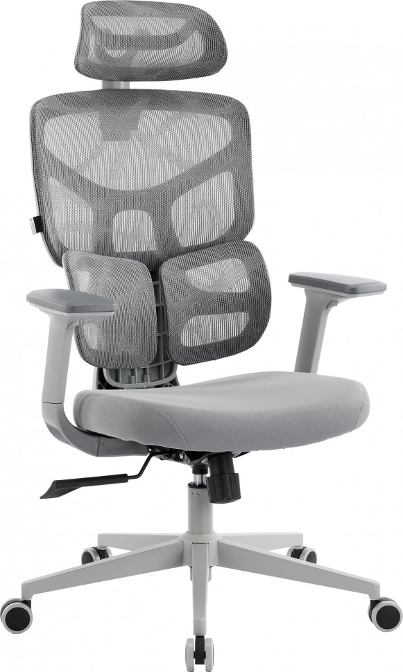 Эргономичное кресло Everprof Omega Grey (Омега Грэй) Сетка Серый