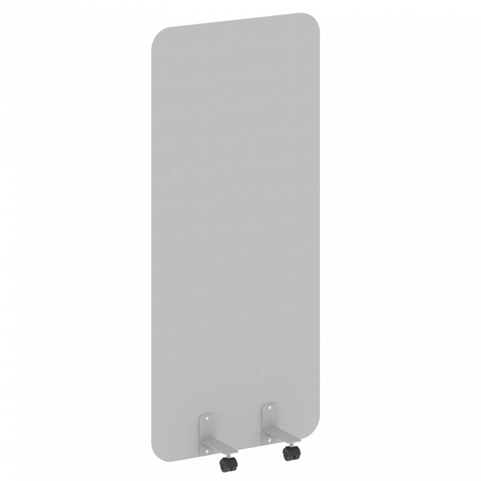 R-line Перегородка на металлических опорах, на роликах DP.R-80-180 Серый/Металл Серый 800*18*1800