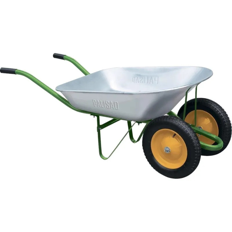 Тачка садовая 2-х колесная, г/п 170 кг, объем 78 л// Palisad 689225