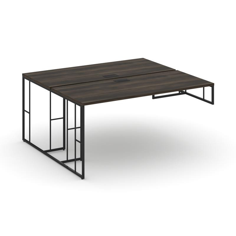 Rift Рабочая станция для опорной тумбы RF.DRSOT-003 Дуб Мали/Металл Черный 1380*1232*750