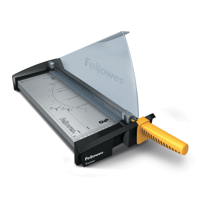 Резак для бумаги Fellowes Fusion A3, 455мм, 10л, сабельный Резак для бумаги Fellowes Fusion A3, 455мм, 10л, сабельный