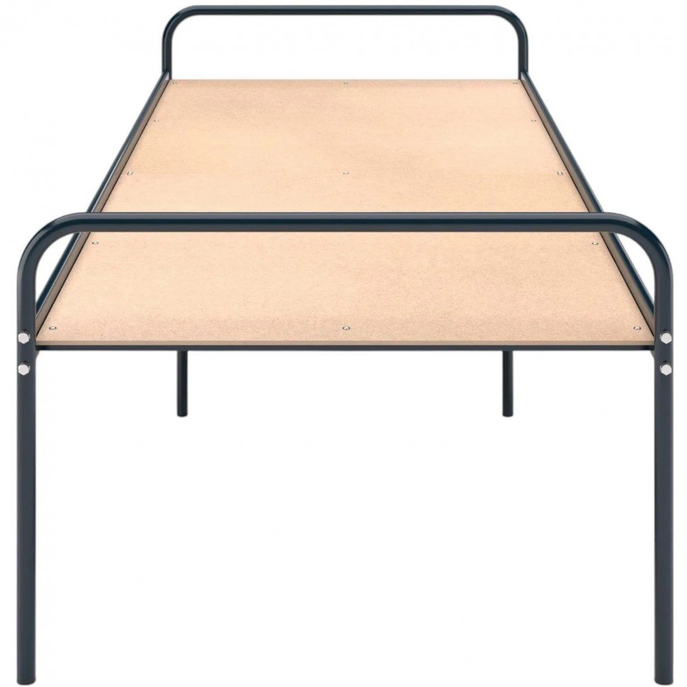 Кровать MET_Комус Мебель на м/к 80х190 антрацит