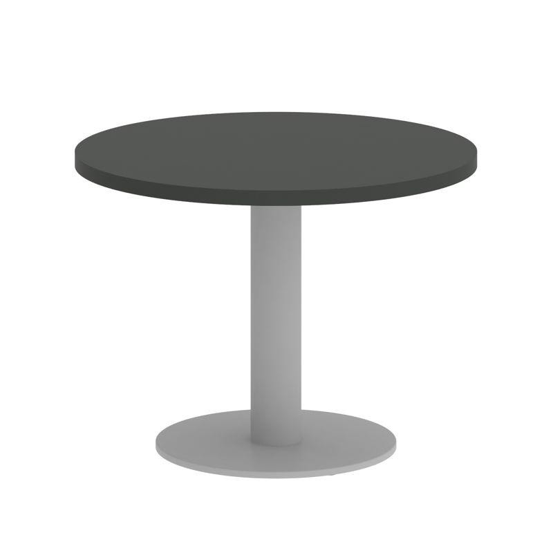 Riva Стол журнальный круглый А.СЖ-1 Антрацит NEW/Металл Серый 600*600*450