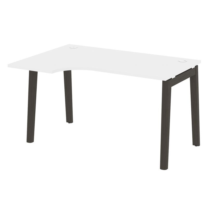 Onix Wood Стол эргономичный левый OW.SA-2 (L) Белый Бриллиант/Дуб Темный/Металл Антрацит 1380*980*75 Onix Wood Стол эргономичный левый OW.SA-2 (L) Белый Бриллиант/Дуб Темный/Металл Антрацит 1380*980*75
