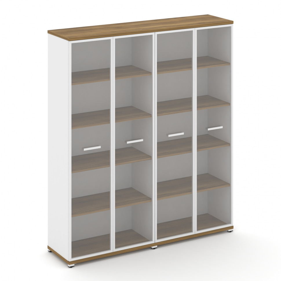 Concept Шкаф 2 широкие секции, 5 ниш CN.STS-528 RPW W Сандал Янтарный/Белый Бриллиант/Металл Белый/П Concept Шкаф 2 широкие секции, 5 ниш CN.STS-528 RPW W Сандал Янтарный/Белый Бриллиант/Металл Белый/П