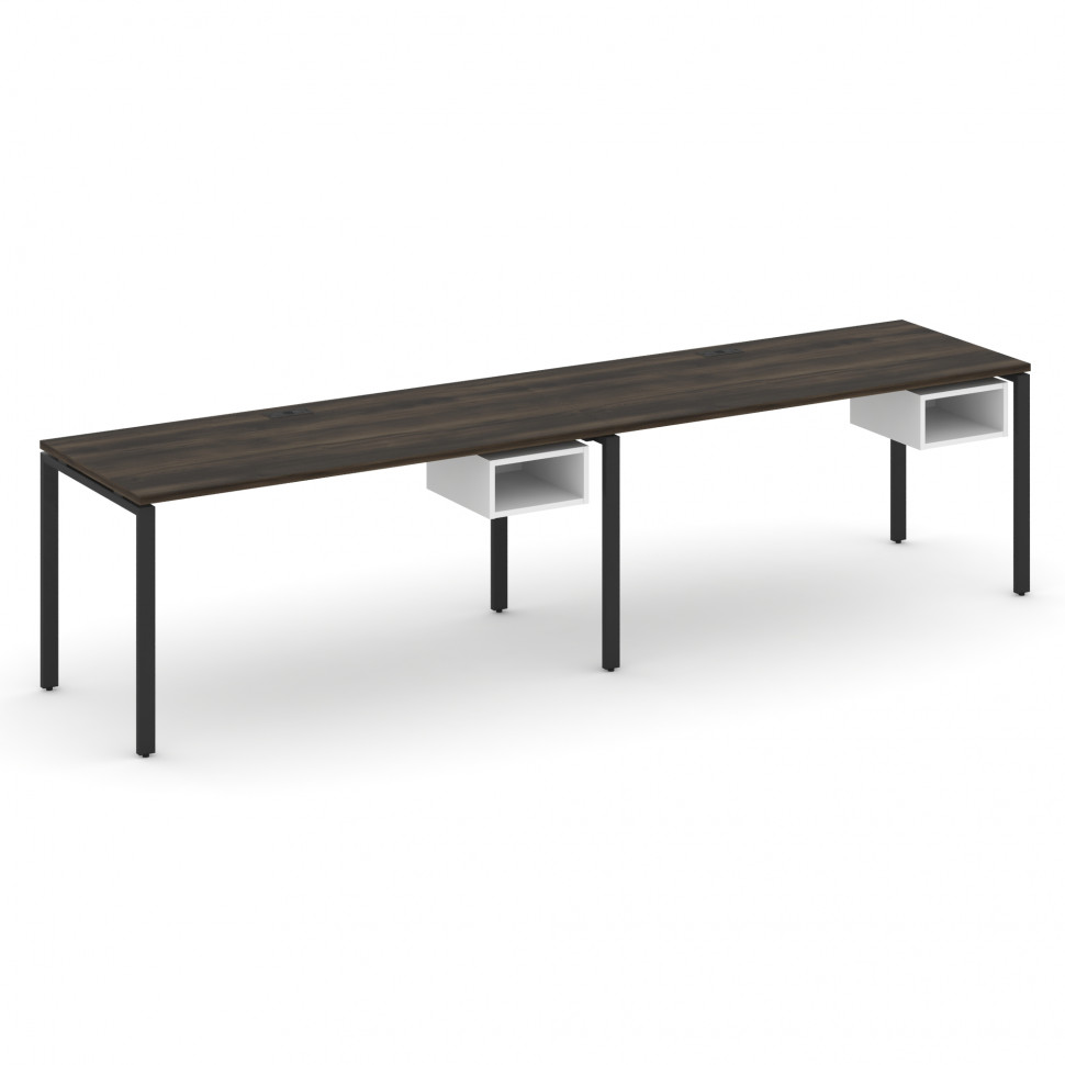 Concept Рабочая станция односторонняя с подвес. тумбами 2 места CN.ORS-104 Дуб Мали/Белый Бриллиант/