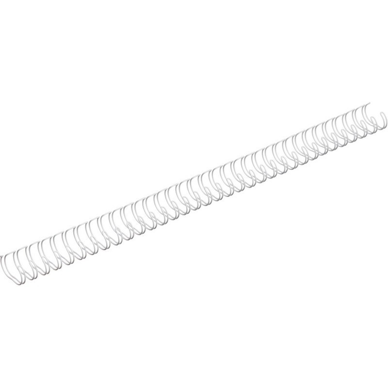 Пружины для переплета металлические Promega office 14,3мм белые 100шт/уп.