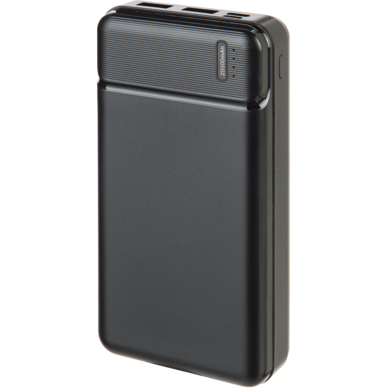Внешний аккумулятор ProMega C-PBQ8, 20000mAh, 2.1A, Type-C/MicroUSB+к, чер