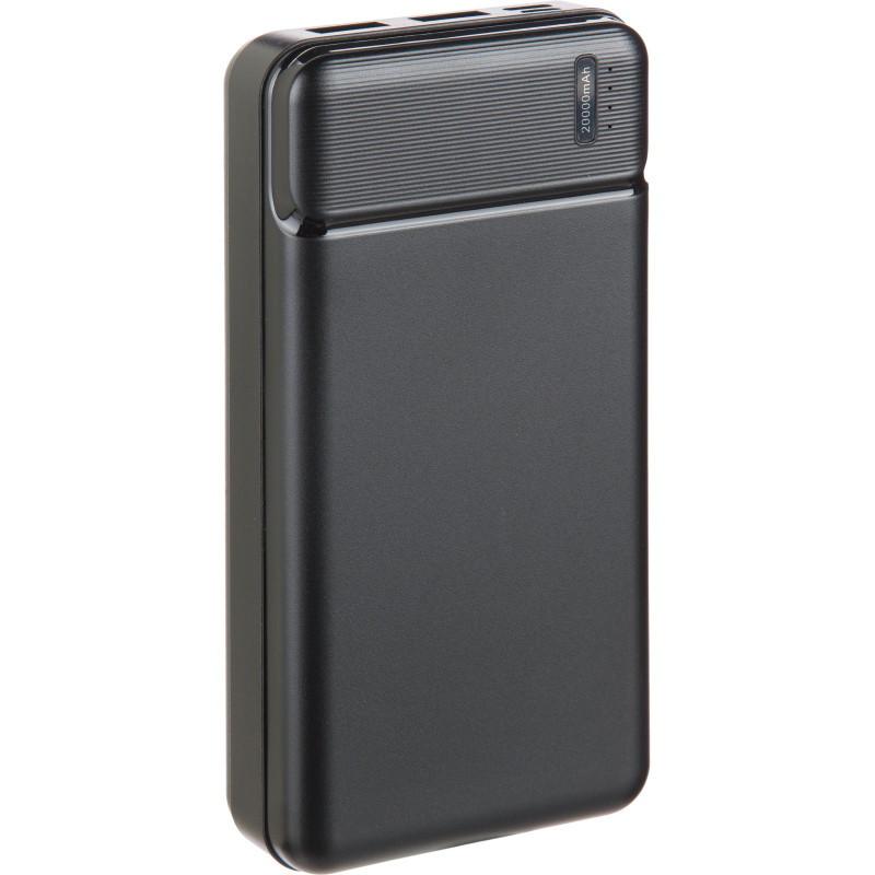 Внешний аккумулятор ProMega C-PBQ8, 20000mAh, 2.1A, Type-C/MicroUSB+к, чер