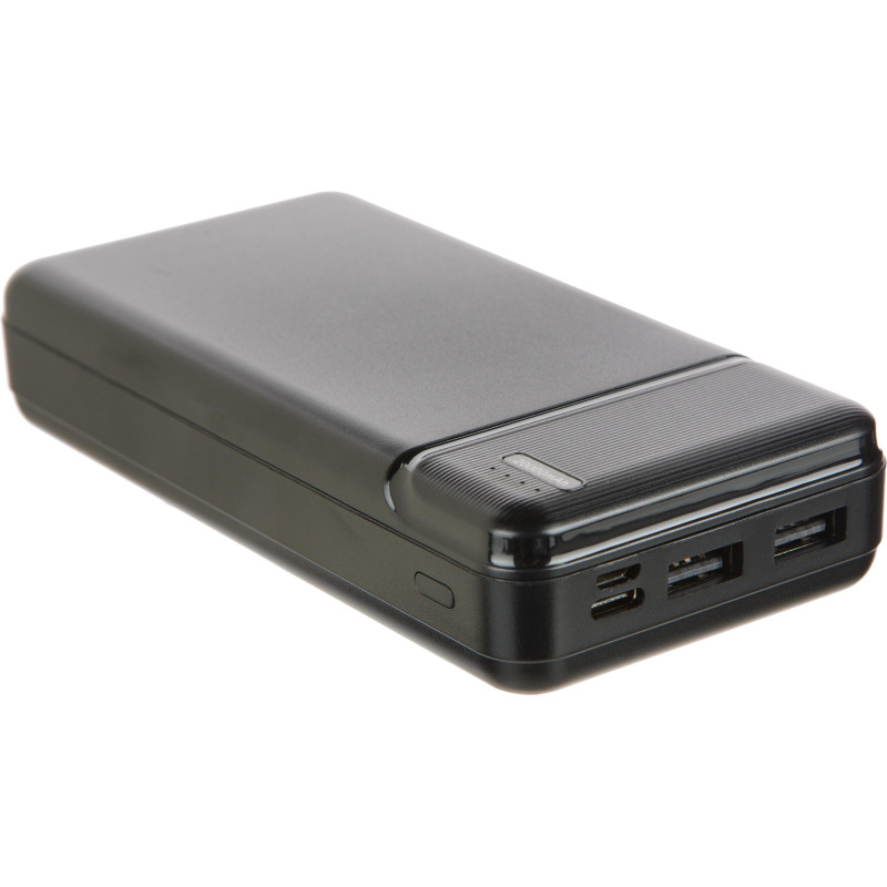 Внешний аккумулятор ProMega C-PBQ8, 20000mAh, 2.1A, Type-C/MicroUSB+к, чер