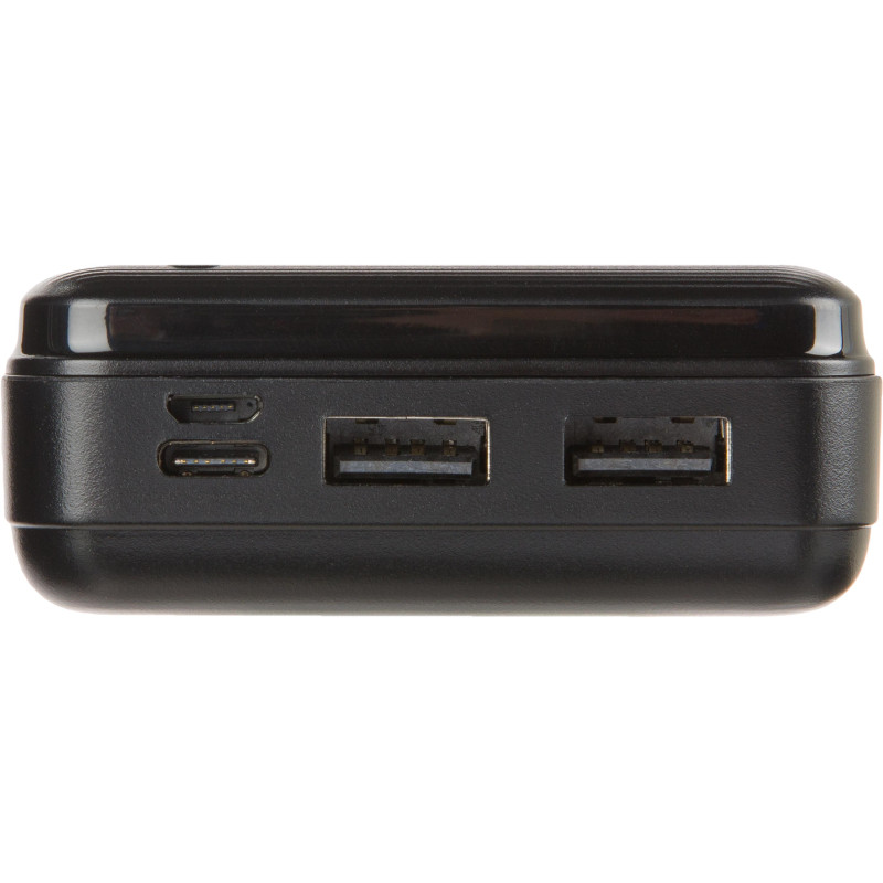 Внешний аккумулятор ProMega C-PBQ8, 20000mAh, 2.1A, Type-C/MicroUSB+к, чер