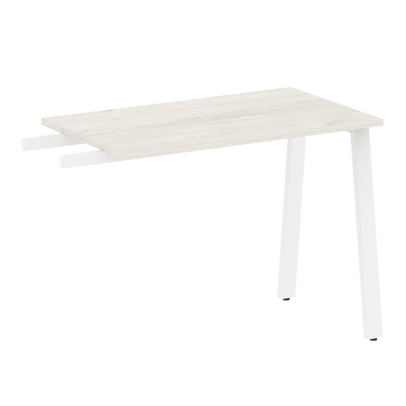 Metal System Приставной элемент на А-образном м/к БА.ПР-3 Дуб Наварра/Металл Белый 1000*600*750