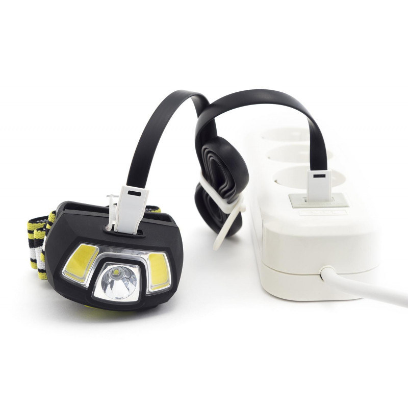 Фонарь налобный ЯРКИЙ ЛУЧ LH-160A Stalker CREE XP-G2 160лм+2COB диммер акк