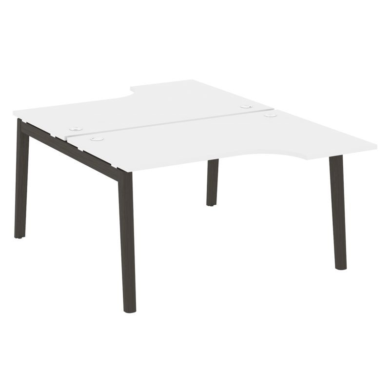 Onix Wood Рабочая станция OW.D.SA-2 Белый Бриллиант/Дуб Темный/Металл Антрацит 1380*1995*750 (1475/4