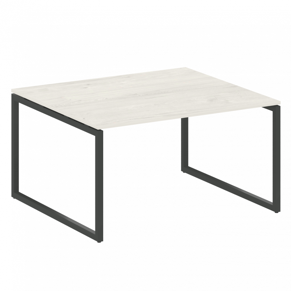 Metal System Quattro Перег. стол (1 столешница) на О-образном м/к 40БО.ПРГ-1.3 Дуб Наварра/Металл Ан