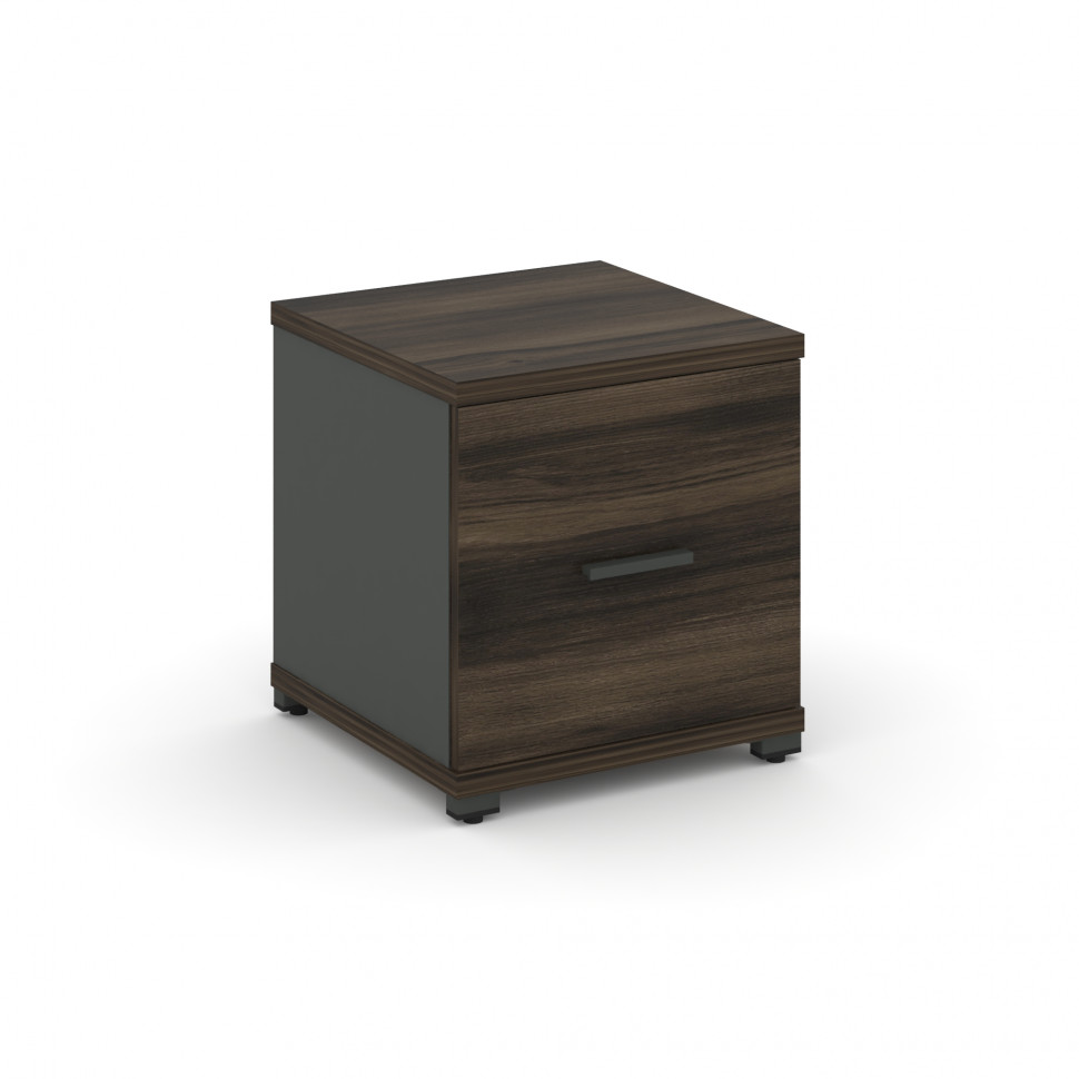 Concept Шкаф 1 узкая секция, 1 ниша CN.STU-113 A Дуб Мали/Антрацит/Металл Антрацит 420*420*450