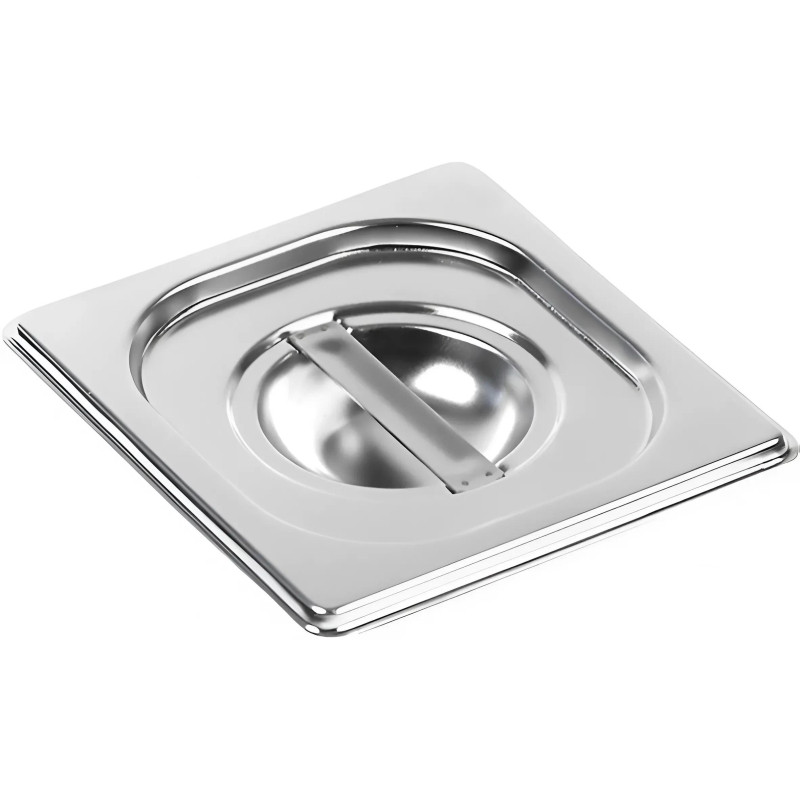 Крышка для гастроемкости 1/6, нерж. сталь AISI201,176x162мм, толщина 0,7мм