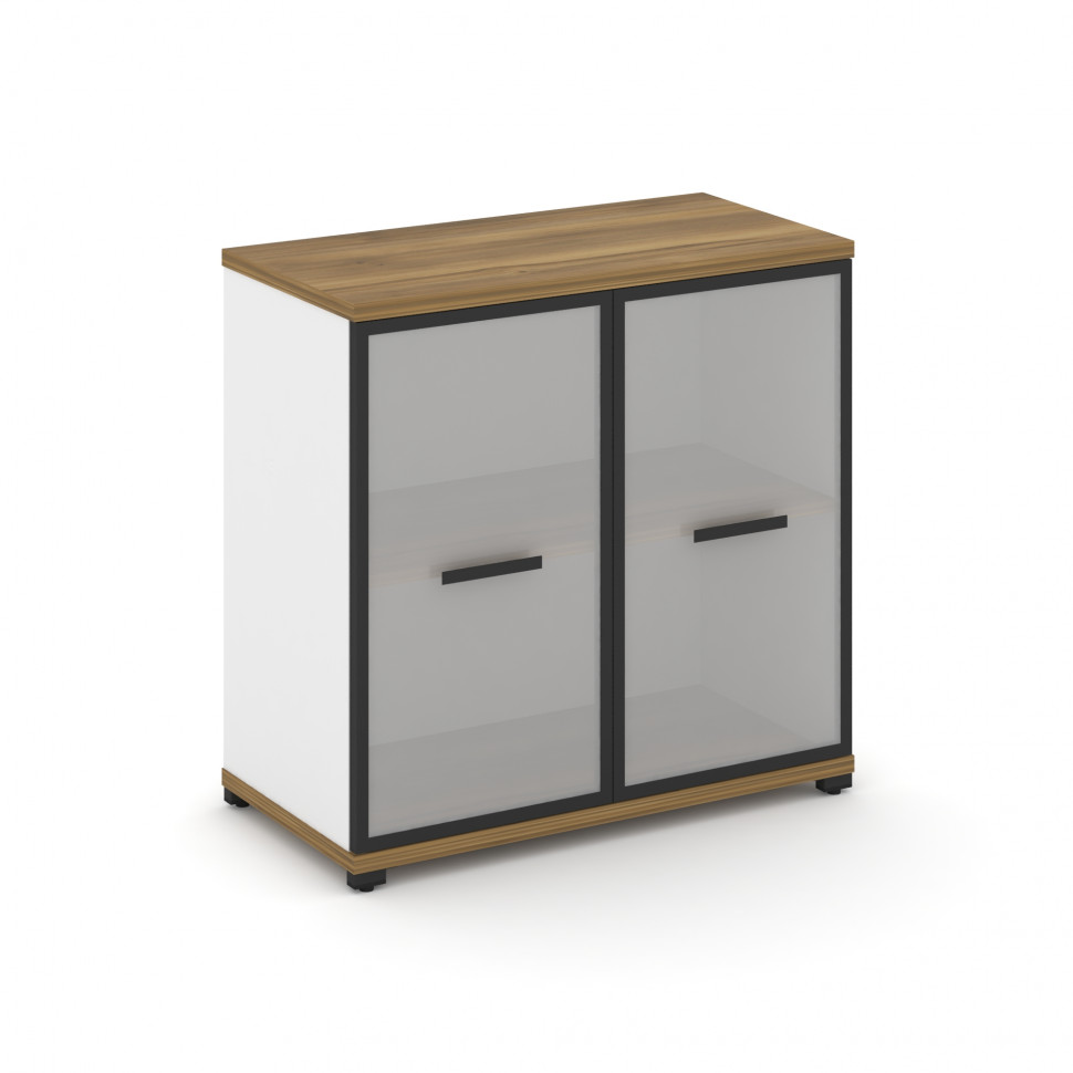 Concept Шкаф 1 широкая секция, 2 ниши CN.STS-213 RMB B Сандал Янтарный/Белый Бриллиант/Металл Черный